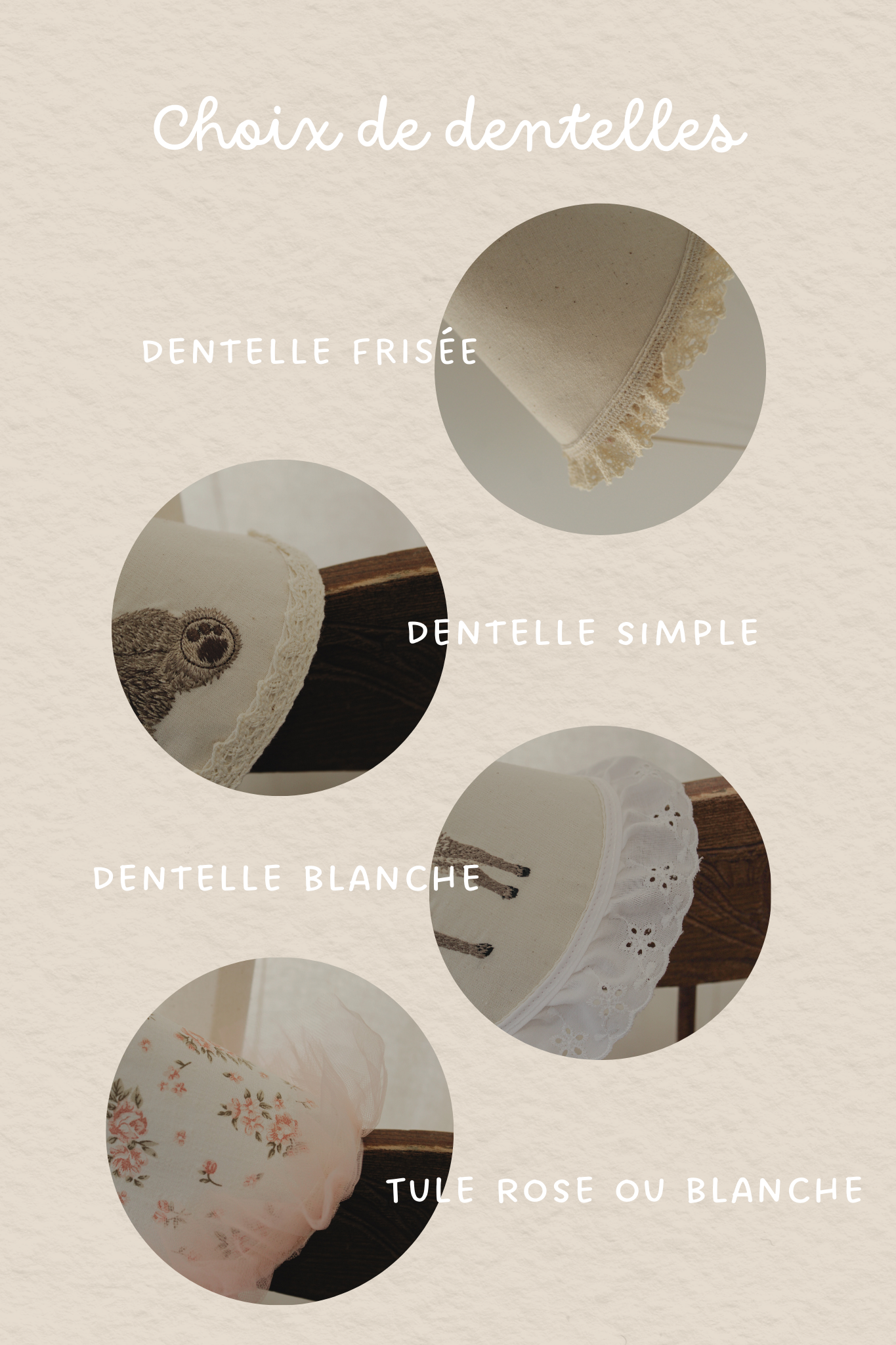 Chapeau fête broderie Bambi