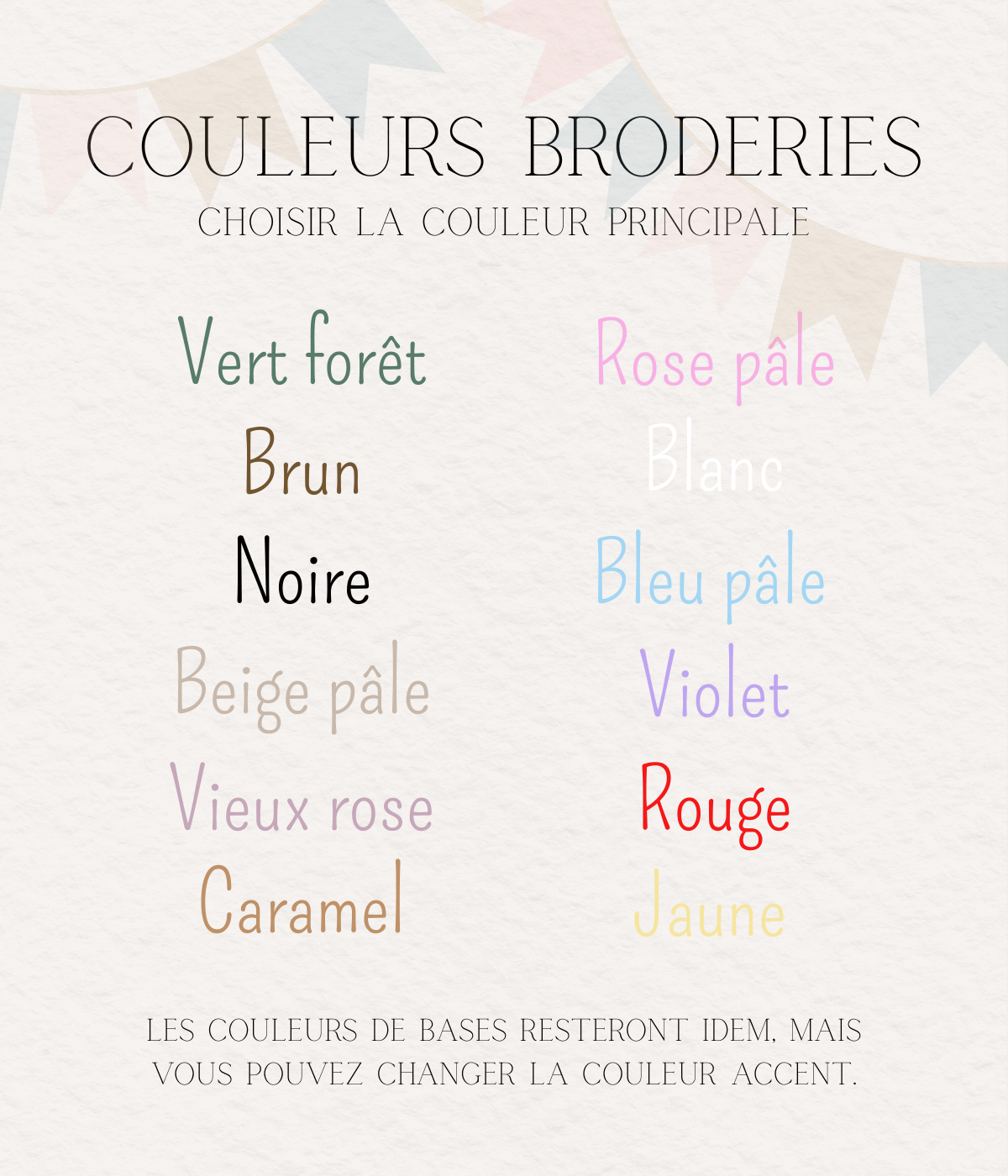 Chapeau de fête broderie ourson bouclé