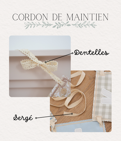 Banderole de fanions brodés personnalisables