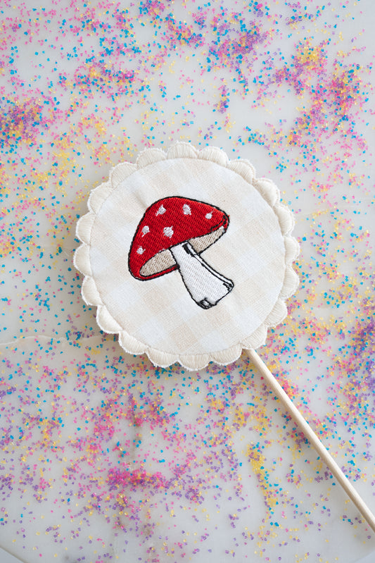 Cake topper champignon