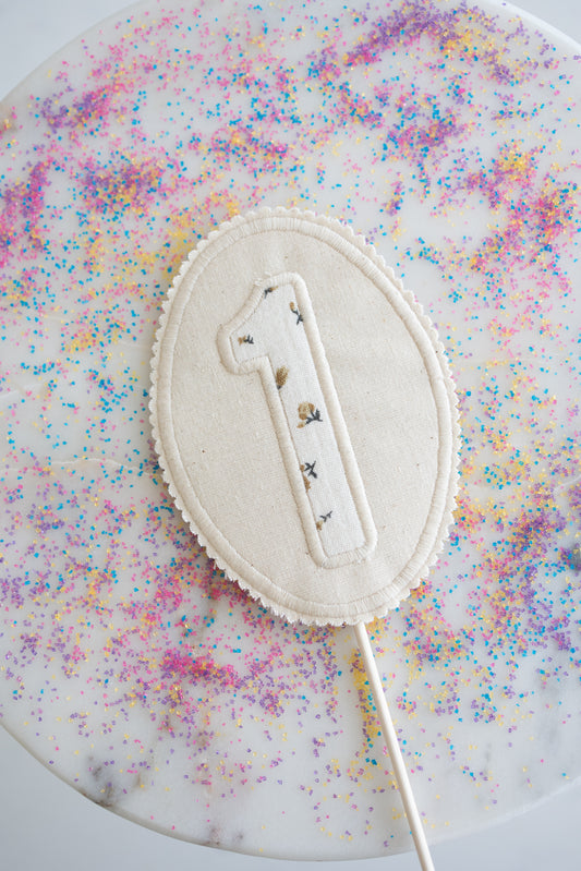 Cake topper Chiffre