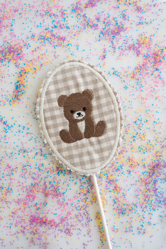 Cake topper ourson