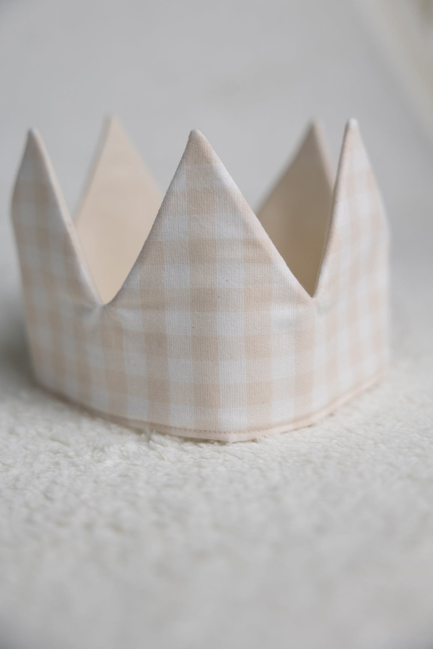 Couronne gingham beige
