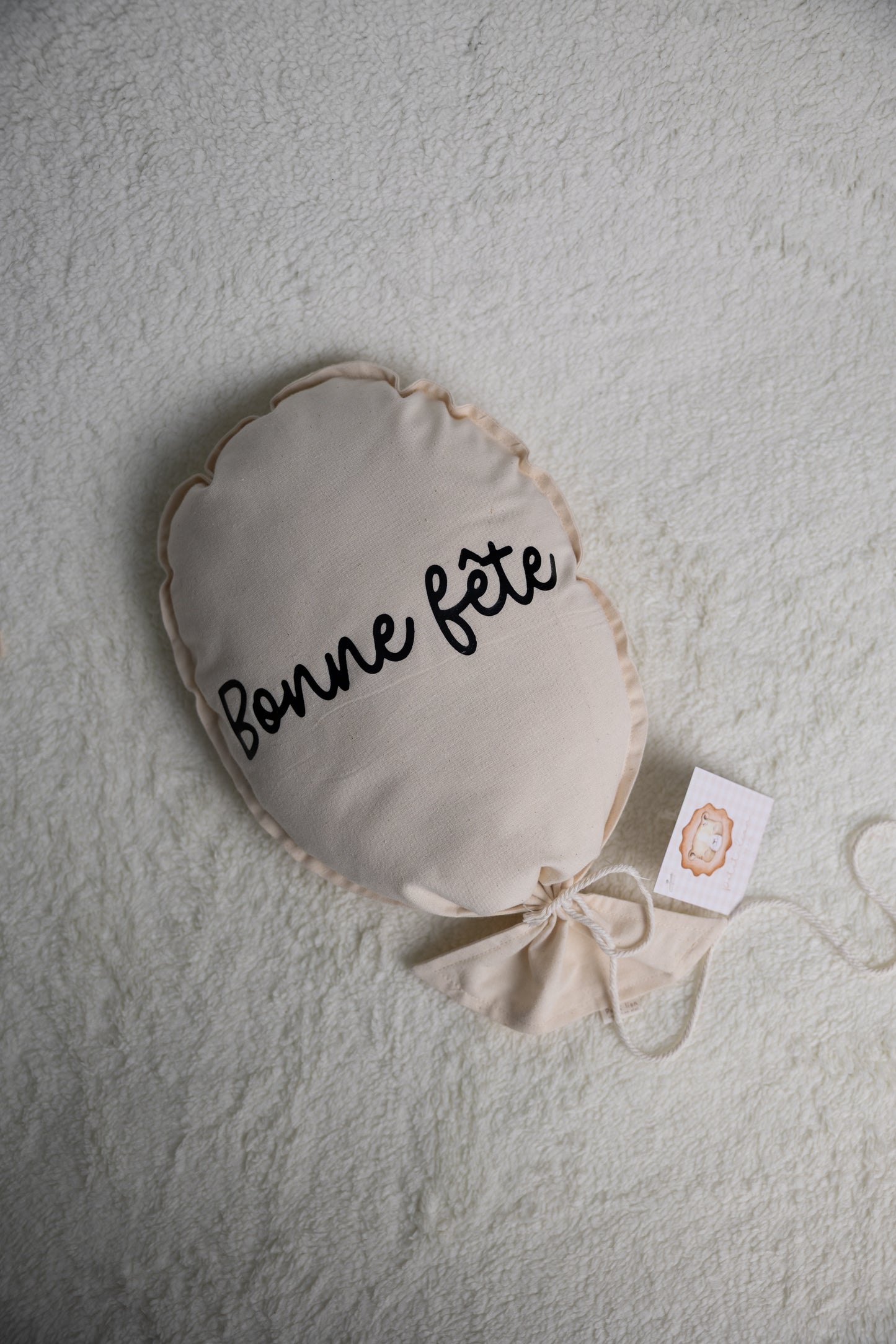 ballon beige Bonne fête