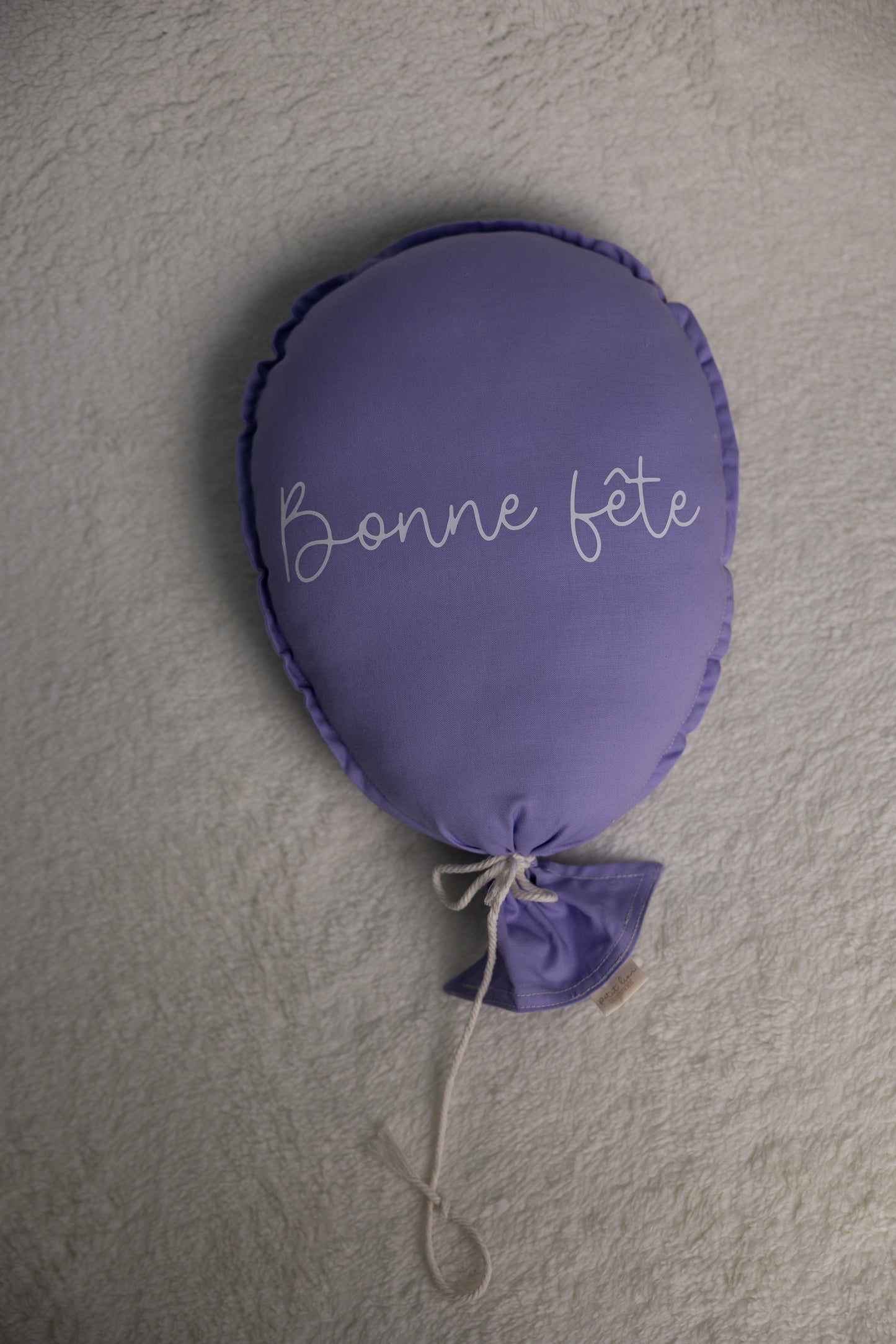 Ballon mauve Bonne fête