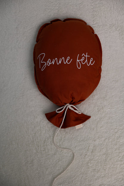 Ballon terracotta Bonne fête