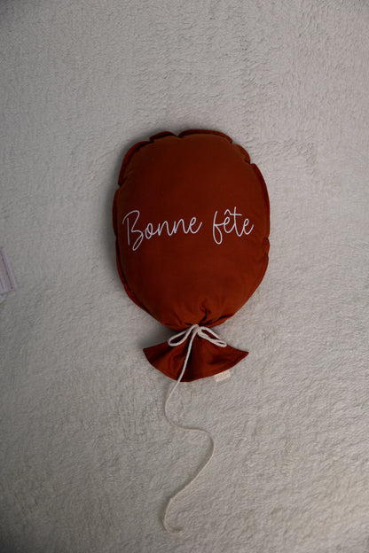 Ballon terracotta Bonne fête