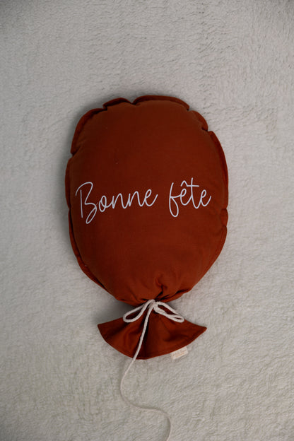 Ballon terracotta Bonne fête